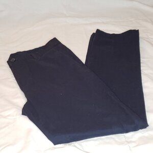 Men's Navy Blue, Straight Leg Chinos - Size 34 waist/32 length